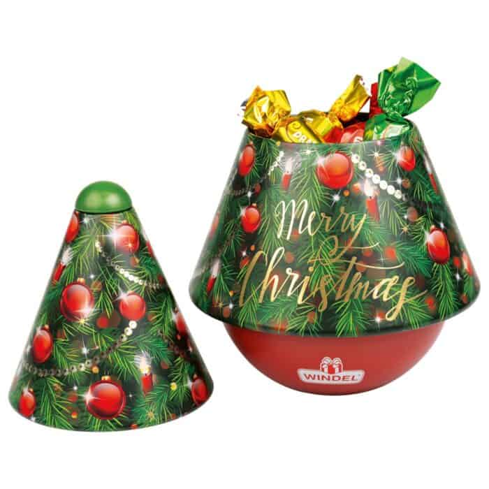 Windel Christmas tree music box chocolate 150g B