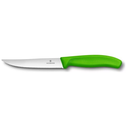 Victorinox Classic Gourmet Steak Knife With Wavy Edge Green