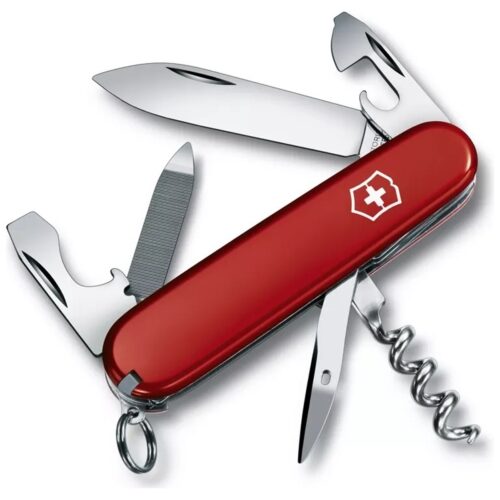 Victorinox Sportsman Pocket Knife Red