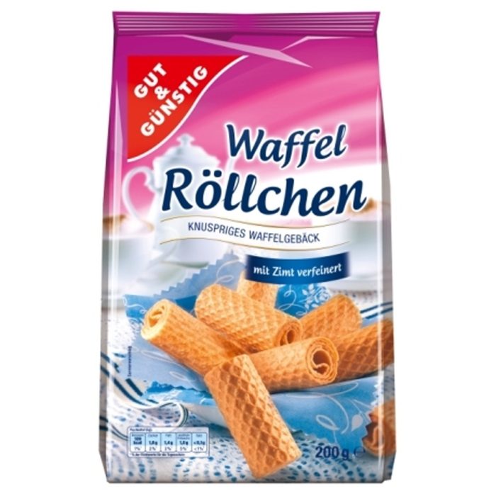 Gut & Guenstig Wafer Rolls 200g