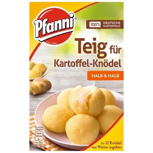 Pfanni Kartoffel Knoedel Teig Potato Dumpling Dough Half Half 150g