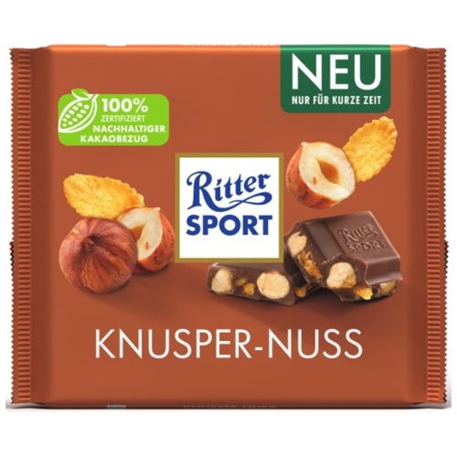 Ritter Sport Chocolate With Crispy Flakes 100g