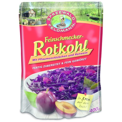 Spreewald Red Cabbage With Plum In Pouch 400g
