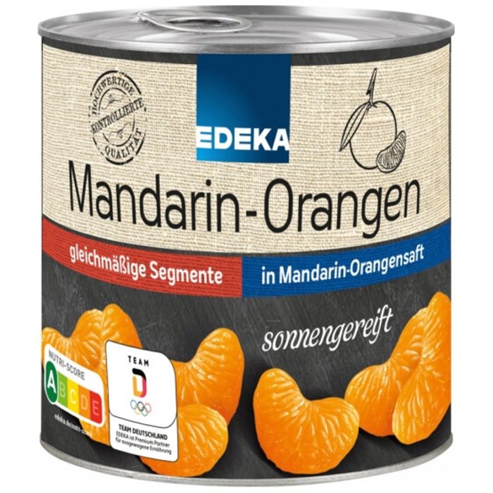 Edeka Mandarin in Own Juice 300g