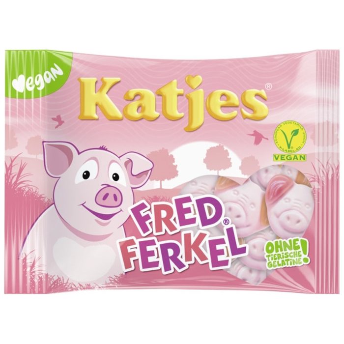 Katjes Fred Pig Farrow Marshmallow Fruit Gums 175g