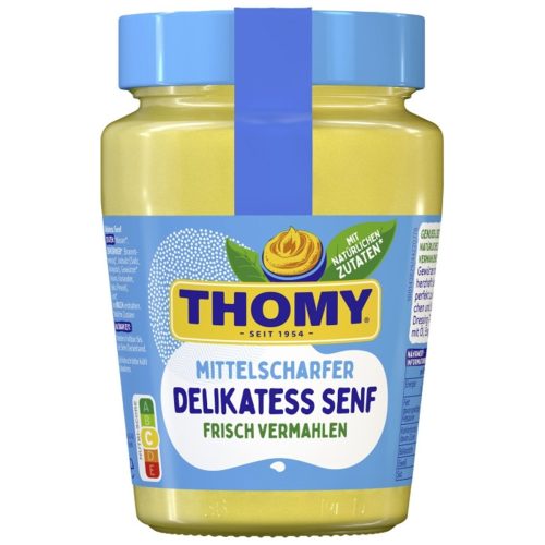 Thomy Delikatess Medium Hot Mustard 250ml