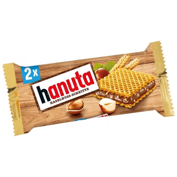 Hanuta Hazelnut Wafers 2-Pack 44g