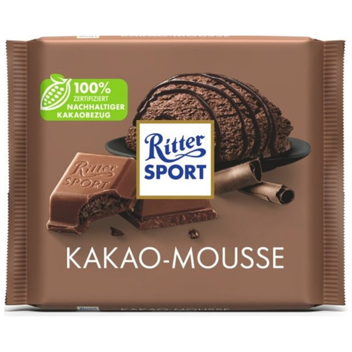 Ritter Sport Chocolate Mousse Chocolate Bar 100g