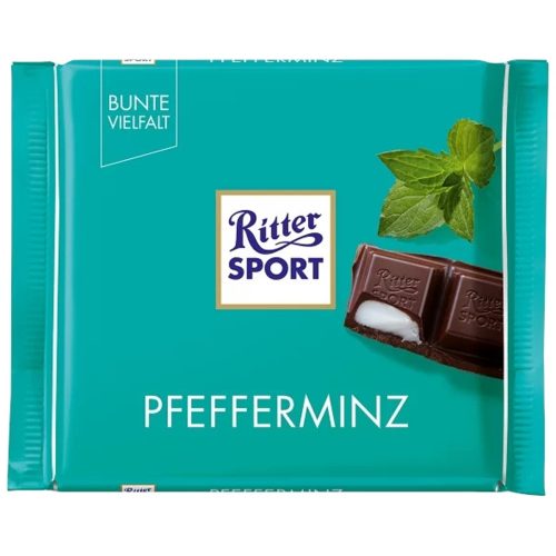 Ritter Sport Peppermint Chocolate Bar 100g