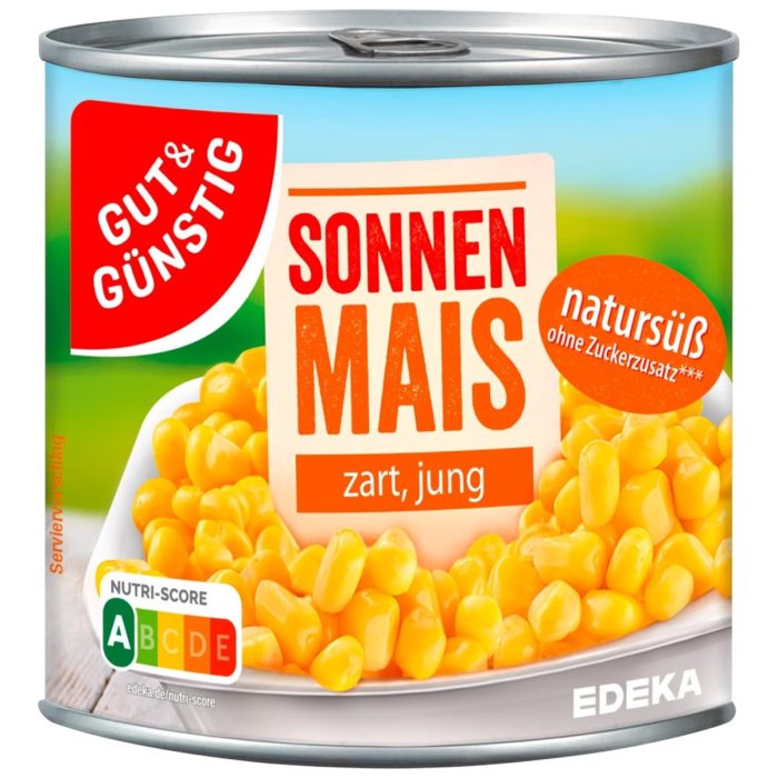 Gut and Guenstig Canned Sweet Corn Canned 330g