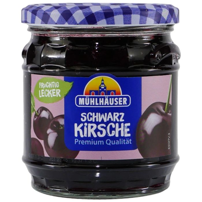 Muehlhaeuser Black Cherry Jam 450g