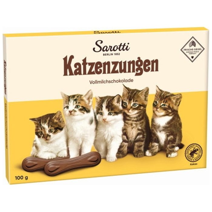 Sarotti Milk Chocolate Cat Tongues 100g