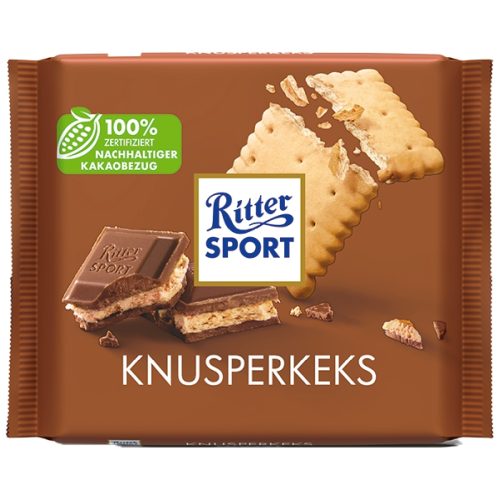 Ritter Sport Chocolate With Biscuit 100g