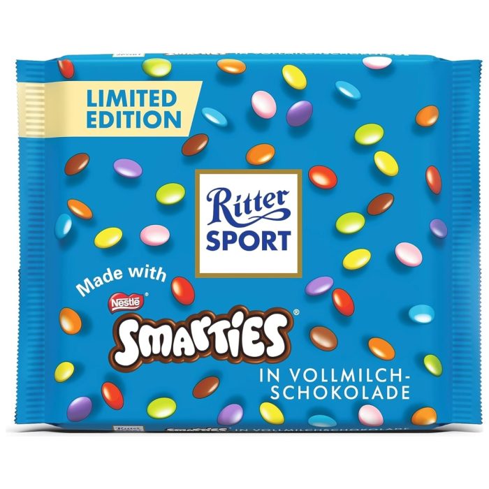 Ritter Sport Milk Chocolate With Smarties 100g