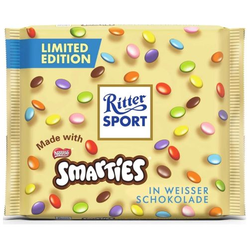 Ritter Sport White Chocolate With Smarties 100g