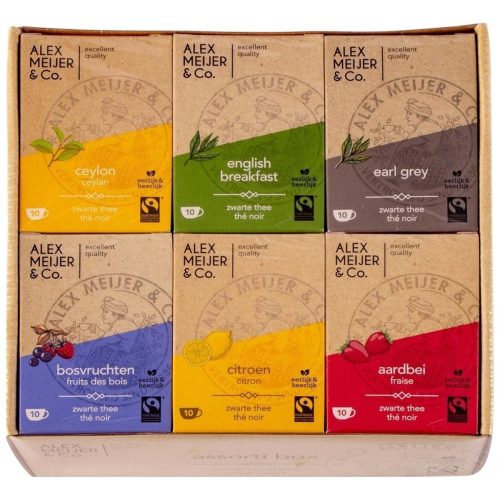 Alex Meijer Tea Bags Assorted Flavours 6 x 10-Pack
