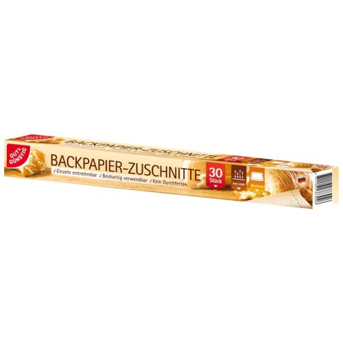Gut und Guenstig Baking Paper Pre-Cut 30 Pieces