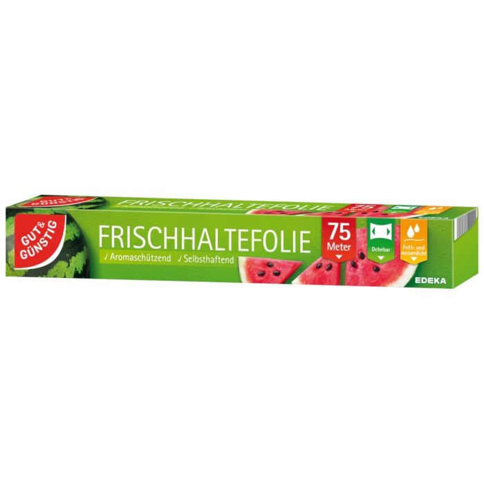 Gut und Guenstig Clear Cling Film Wrap 75m