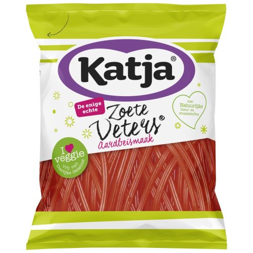 Katja Sweet Laces Strawberry 125g