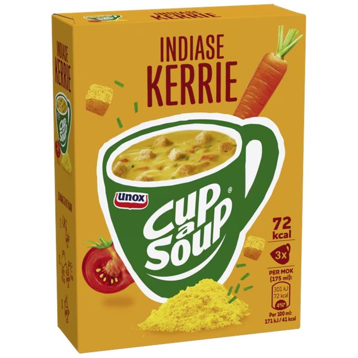 Unox Cup Soup Indian Curry 3-Pack 51g