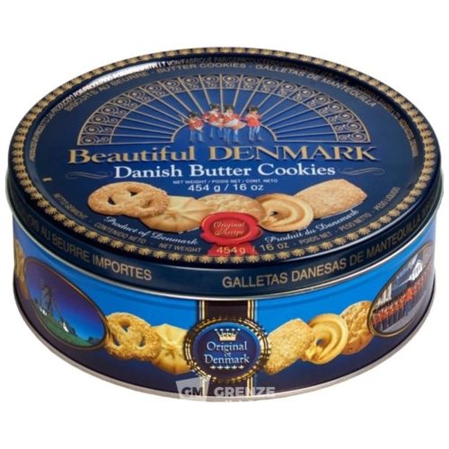 Beautiful Denmark Butter Cookies In Tin 454g