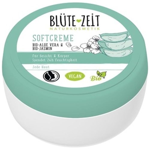 Bluetezeit Soft Cream With Organic Aloe Vera And Organic Jasmine 200ml