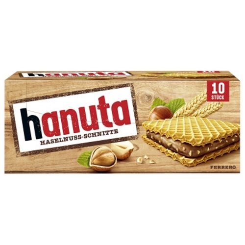 Hanuta Hazelnut Wafers 10 Pack 220g