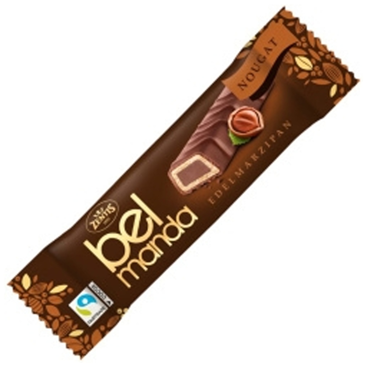Zentis Belmanda Marzipan Nougat Chocolate Bar 40g