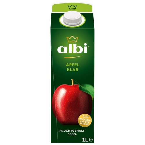 Albi Apple Juice Clear 100 1L