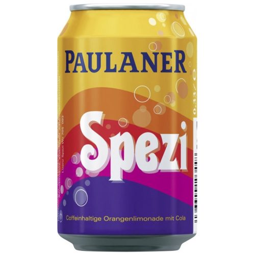 Paulaner Spezi Cola And Orange Soft Drink (Can) 330ml
