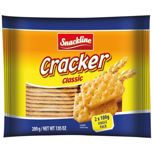 Snackline Salted Crackers Classic 2 Pack 200g